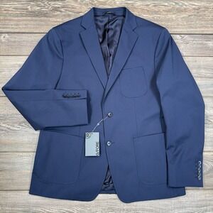 G/Fore Mens Twilight Blue Performance Blazer Suit Sport Jacket Size 46 NWT $585